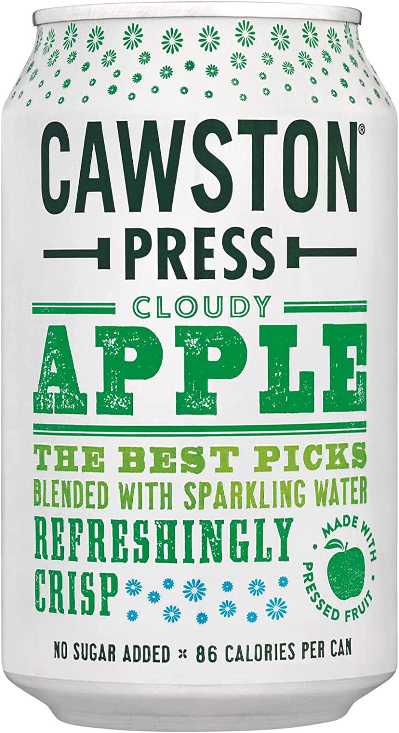 Cawston Press Cloudy Apple Sparkling Juice (330ml x 24 cans) - Vending Superstore