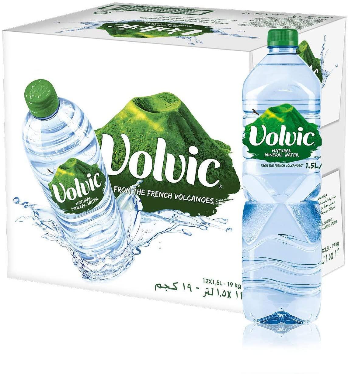 Volvic Natural Mineral Water 1.5 Litre (Pack of 12) - Vending Superstore