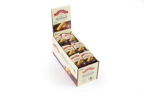 Paterson’s Scottish Cream Shortbread Twin Finger Mini Pack - Individually Wrapped Biscuits(48x40g) - Vending Superstore