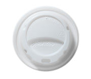 9oz White Sip Through Lids For 9oz Paper Vending Cups - (Pack of 100)