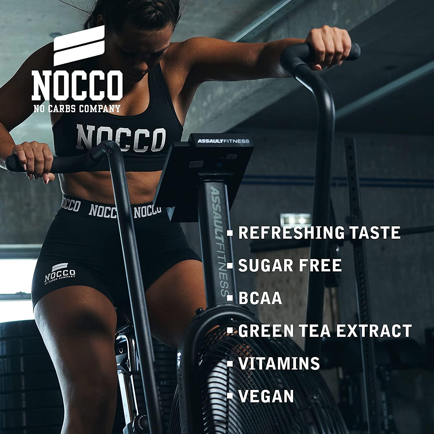 NOCCO Energy Drink | BCAA, 180mg Caffeine sugar free drinks fizzy drinks 12 x 330ml (Limon Del Sol) - Vending Superstore