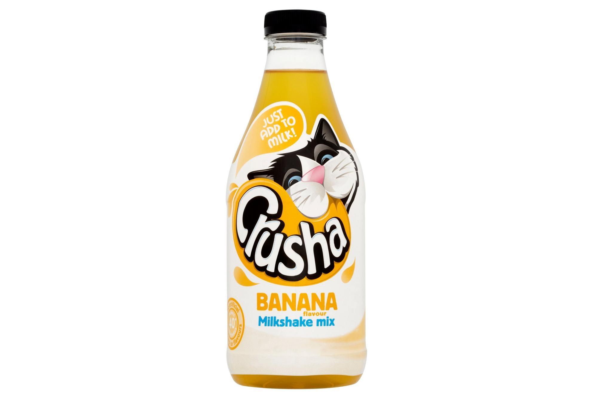 Crusha Milkshake Mix - Banana 1 Litre Bottle - Vending Superstore