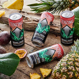 Tenzing Pineapple & Passionfruit Natural Energy Drink 12x250ml Cans - Vending Superstore