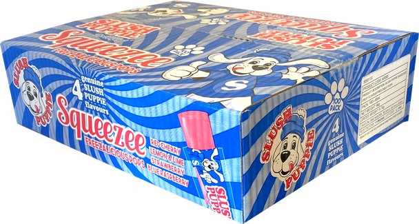 Slush Puppie Freeze Pops - 100 x 60ml - Vending Superstore