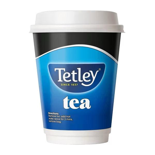 Nescafe &amp; Go - Foil Sealed Drinks: Tetley Tea - Sleeve Of 8 Cups - Vending Superstore