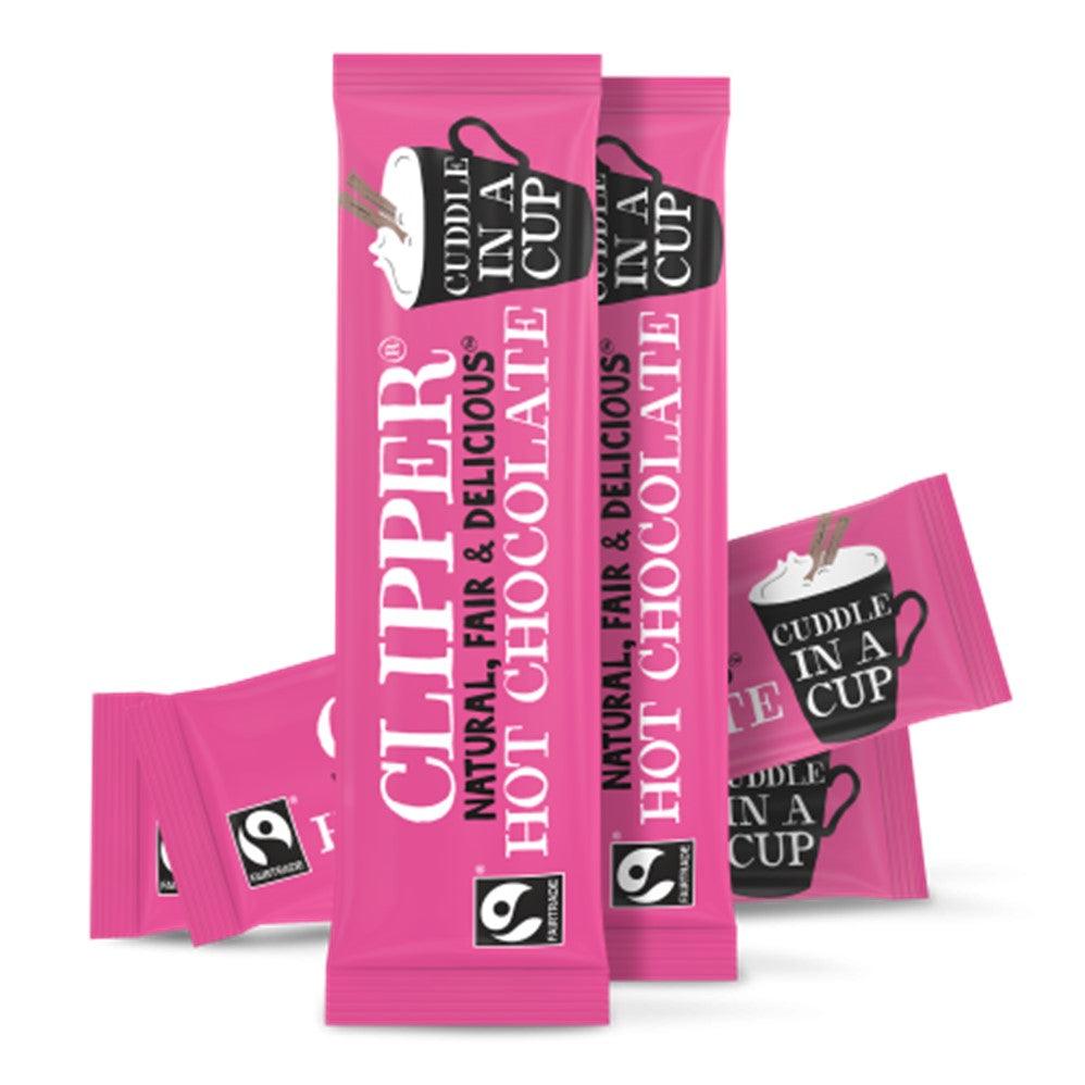 Clipper: Individual Fairtrade Hot Chocolate Sachet Portions - Pack Of 100 - Vending Superstore