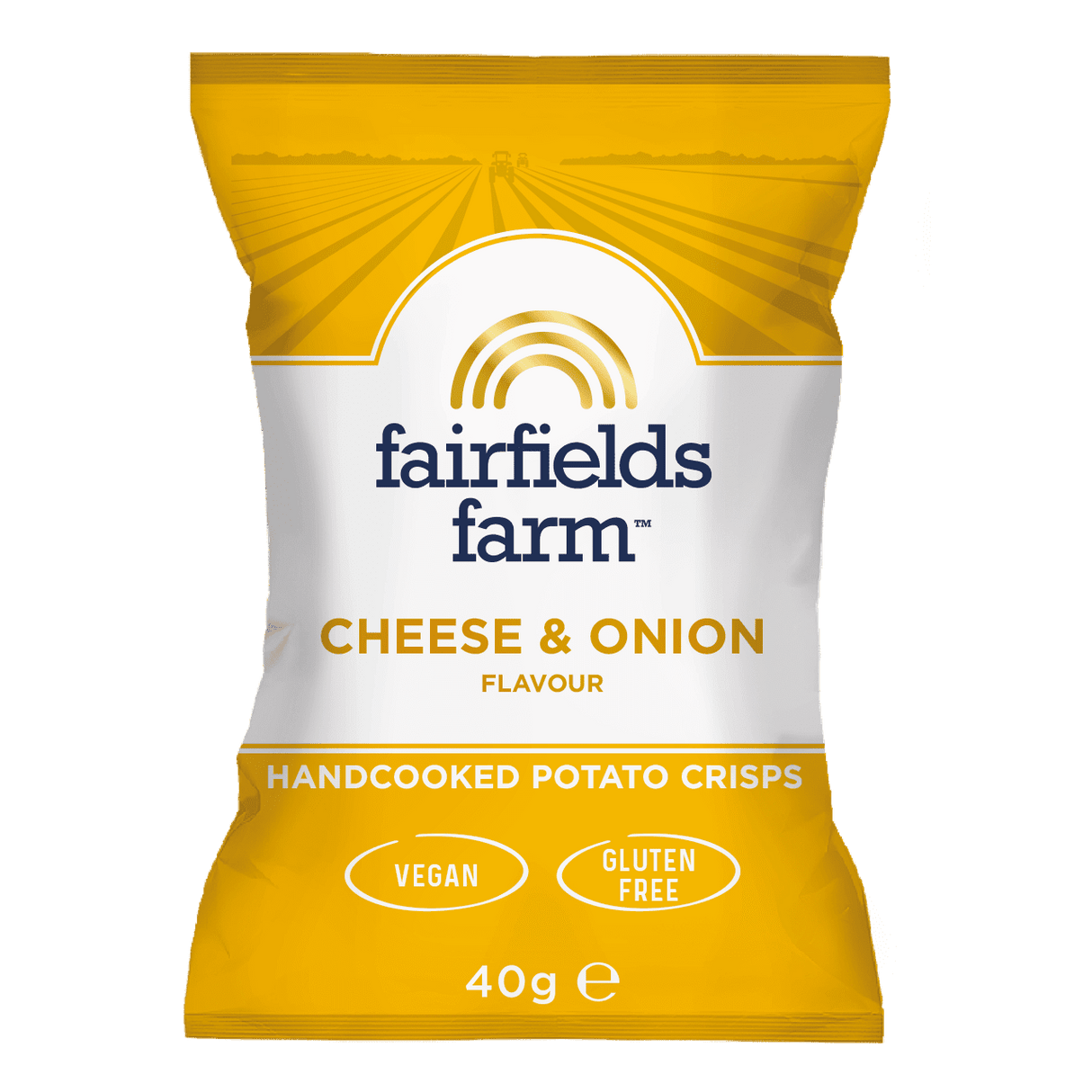 Fairfields Farm Cheese & Onion Crisps 36x40g - Vending Superstore