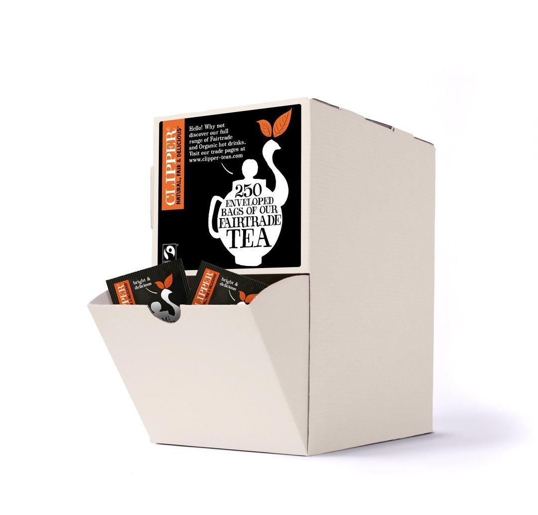 Clipper Tea: Fairtrade Everyday Envelope Tea Bags - 250 Bags - Vending Superstore
