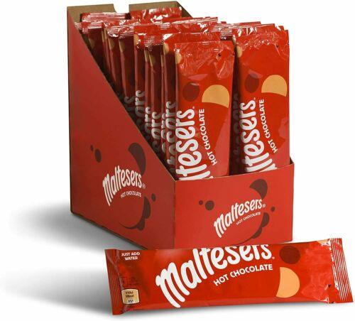 Maltesers Malty Hot Chocolate Sachet - Portion Sticks - 30x25G - Vending Superstore