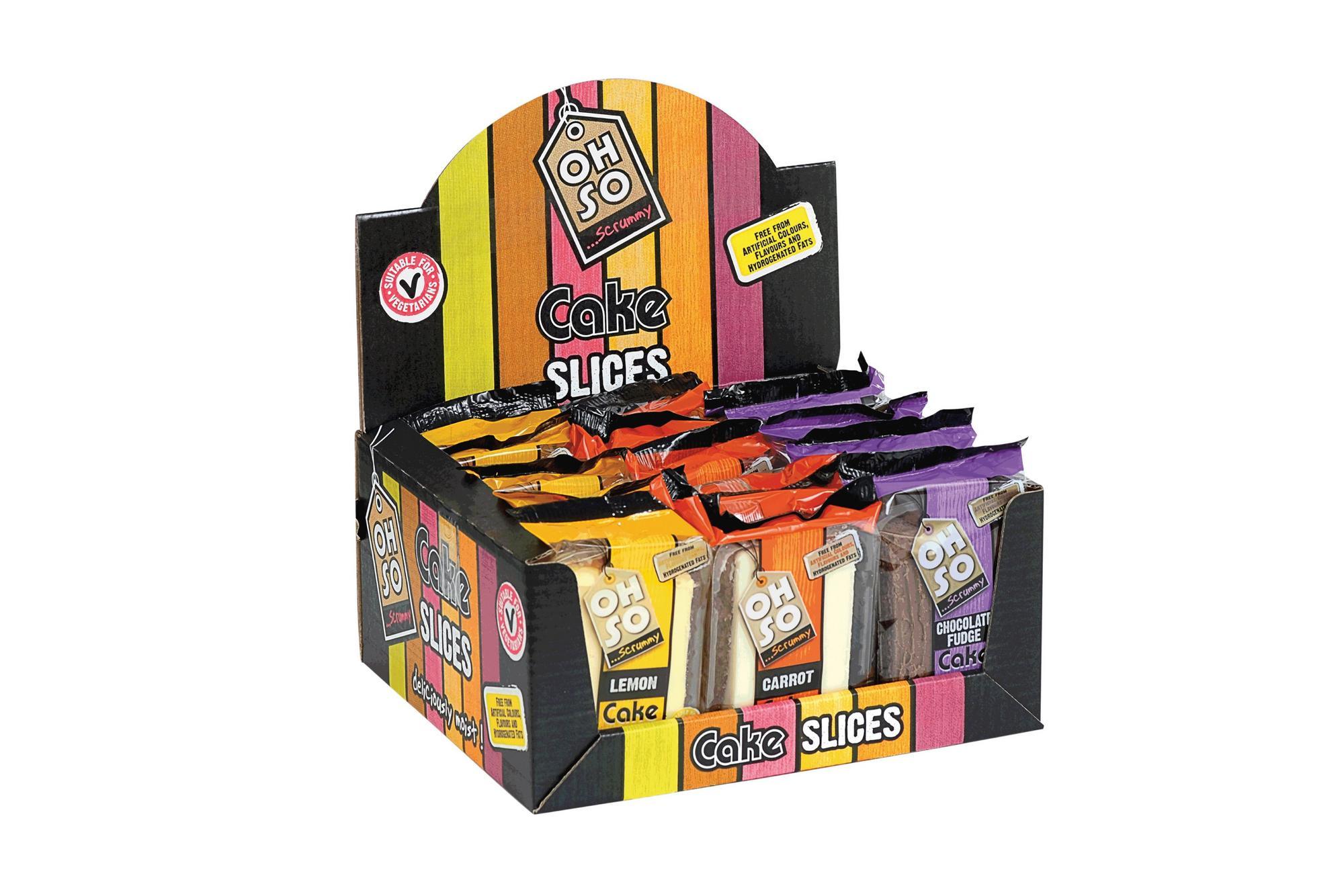 Oh So Scrummy Mixed Case Cake Slices (15 Cakes) - Vending Superstore