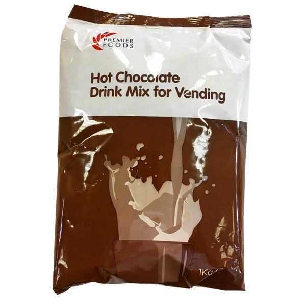 Premier Vending Hot Chocolate - 10 x 1kg Case - Vending Superstore