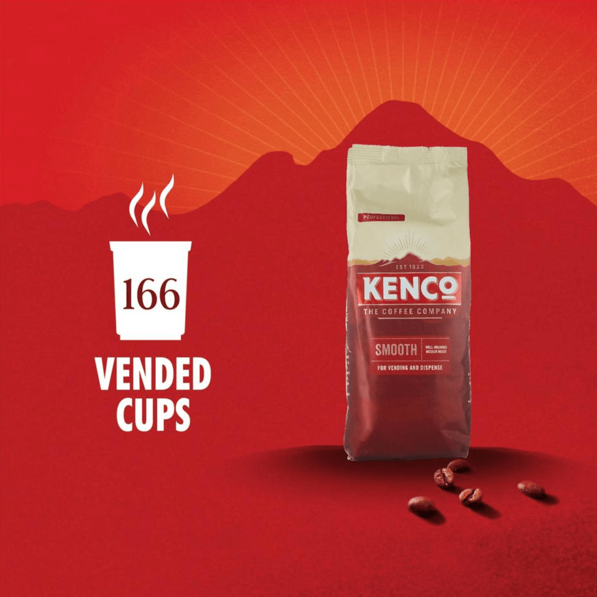 Kenco Smooth Roast Vending Coffee - 10 x 300g Bags (Full Case) - Vending Superstore