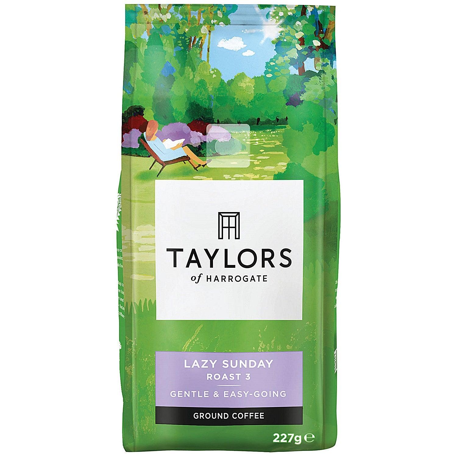 Taylors of Harrogate Lazy Sunday Ground Coffee 227g - Vending Superstore