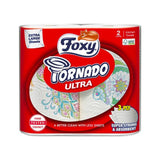 Foxy Tornado Ultra - 3 Ply Kitchen Towel - Pack of 2 - Vending Superstore