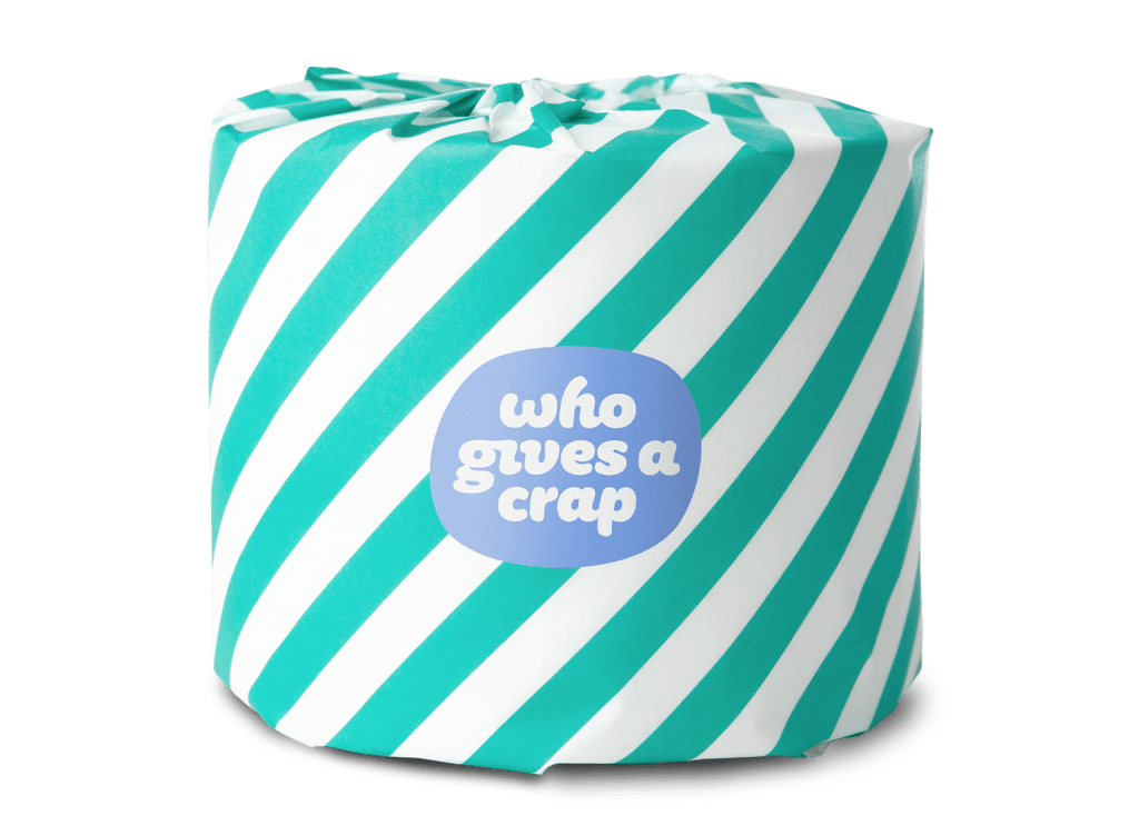 Who Gives A Crap – Box of 24 Eco Friendly Recycled Toilet Roll, (3-Ply, 400 Sheets) | (Sustainable, Biodegradable, Plastic-Free) - Vending Superstore