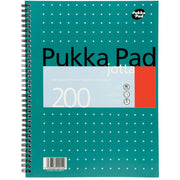 Pukka Pad Ruled: Wirebound Jotta Notebook - 200 Pages A4 - Pack of 3