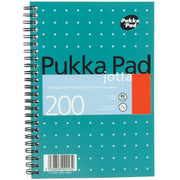 Pukka Pad Ruled: Wirebound Jotta Notebook - 200 Pages A5 - Pack of 3