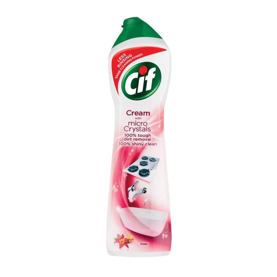 Cif Cream Cleaner - Pink Flower 500ml - Vending Superstore