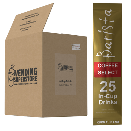 Incup Vending Drinks - Coffee Select White - Case of 300 Cups - Vending Superstore