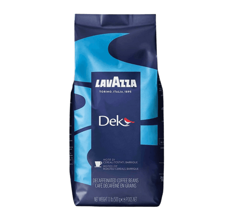 Lavazza 'Dek' Decaf Coffee Beans (500g Bags or Full Case) - Vending Superstore