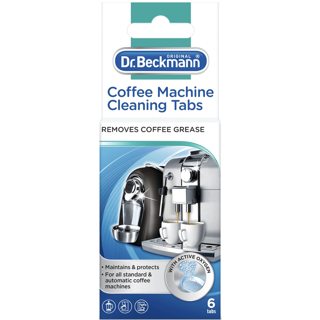 Dr Beckmann Coffee Machine Cleaner - 6 Tablets - Vending Superstore