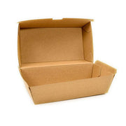 DURA Fish & Chips Takeaway Box - Kraft - Case of 200 Boxes