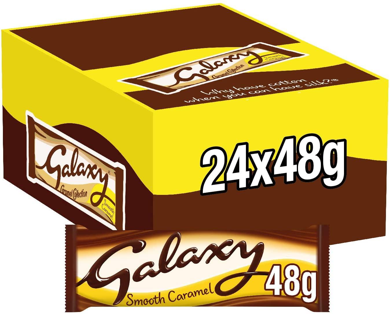 Galaxy Caramel Chocolate Bars- 24 Pack - Vending Superstore