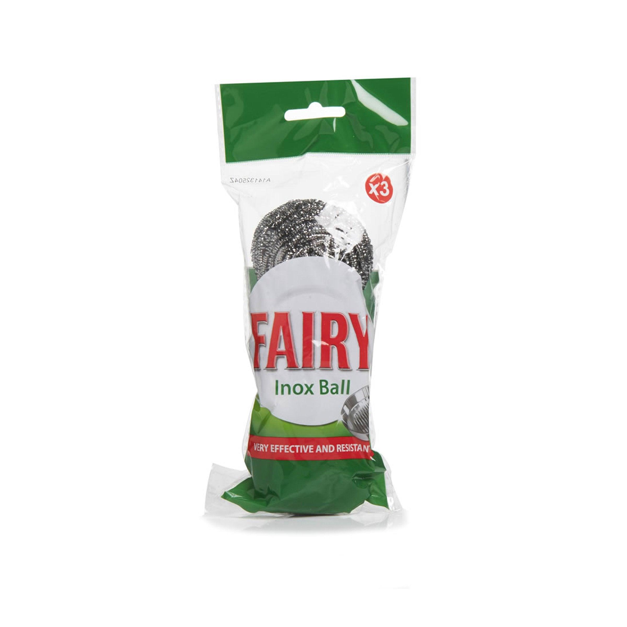 Fairy Inox Scourer Ball - 3 Pack - Vending Superstore