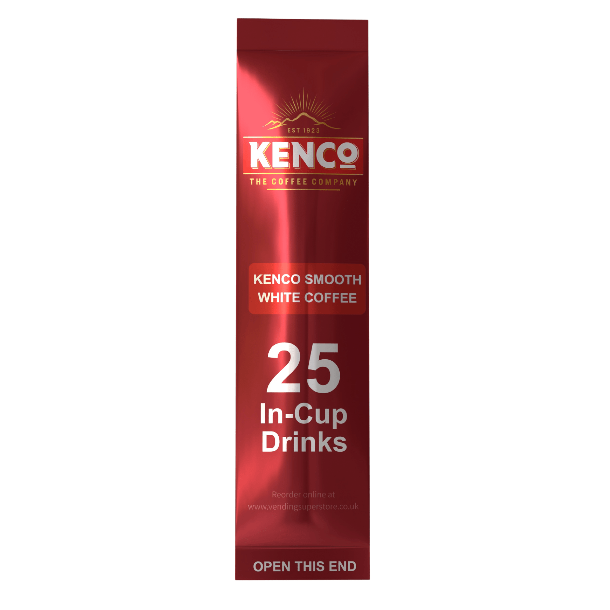 Incup Vending Drinks - Kenco Smooth White Coffee - Sleeve of 25 Cups - Vending Superstore