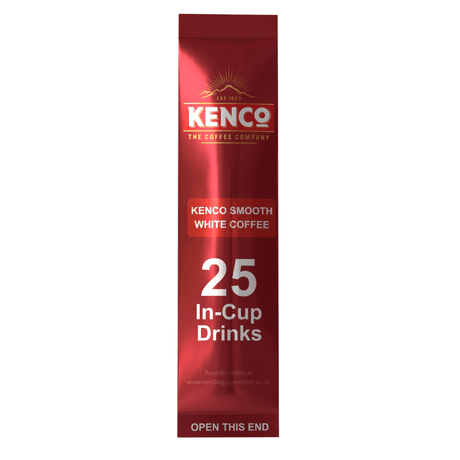 Incup Vending Drinks - Kenco Smooth White Coffee - Case Of 300 Cups - Vending Superstore