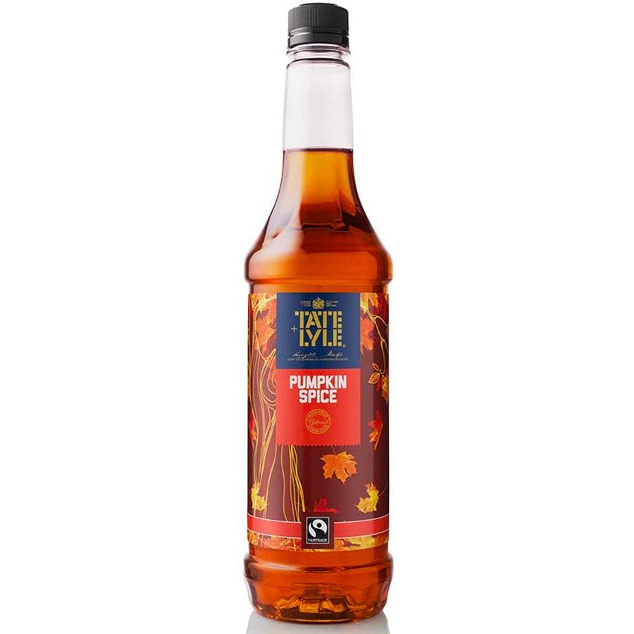 Tate &amp; Lyle: Pumpkin Spice Fairtrade Coffee &amp; Beverage Syrup - 750ml Plastic Bottle - Vending Superstore