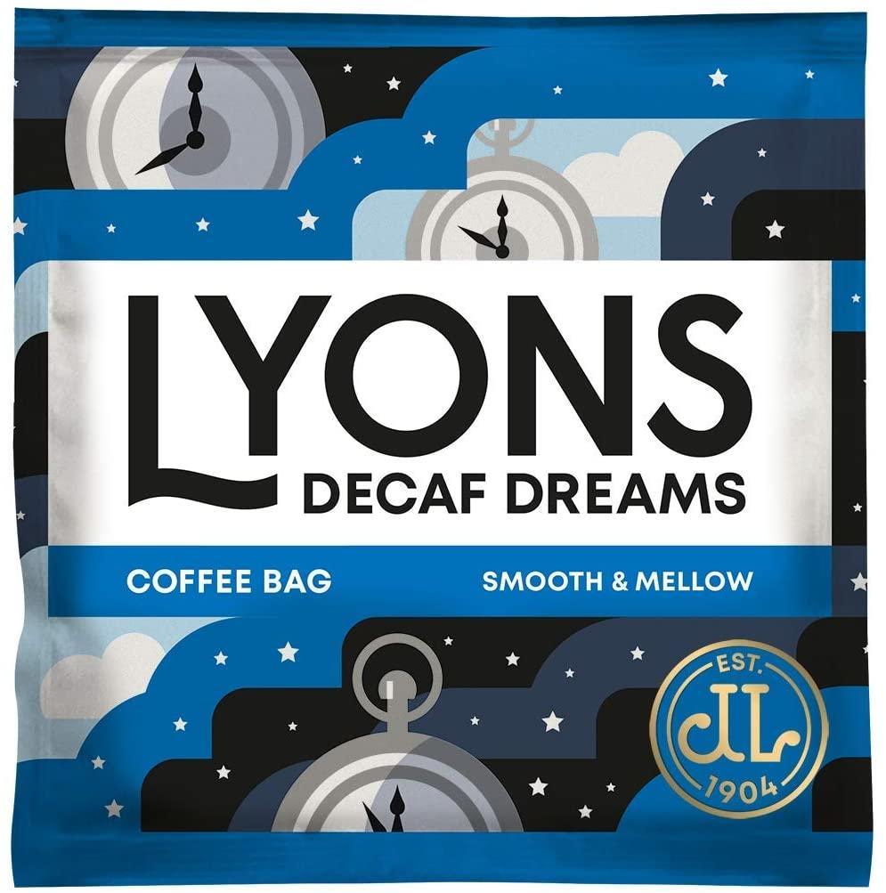 Lyons Decaffeinated Decaf Dreams: Individual Coffee Break Bags - Pack Of 10 - Vending Superstore