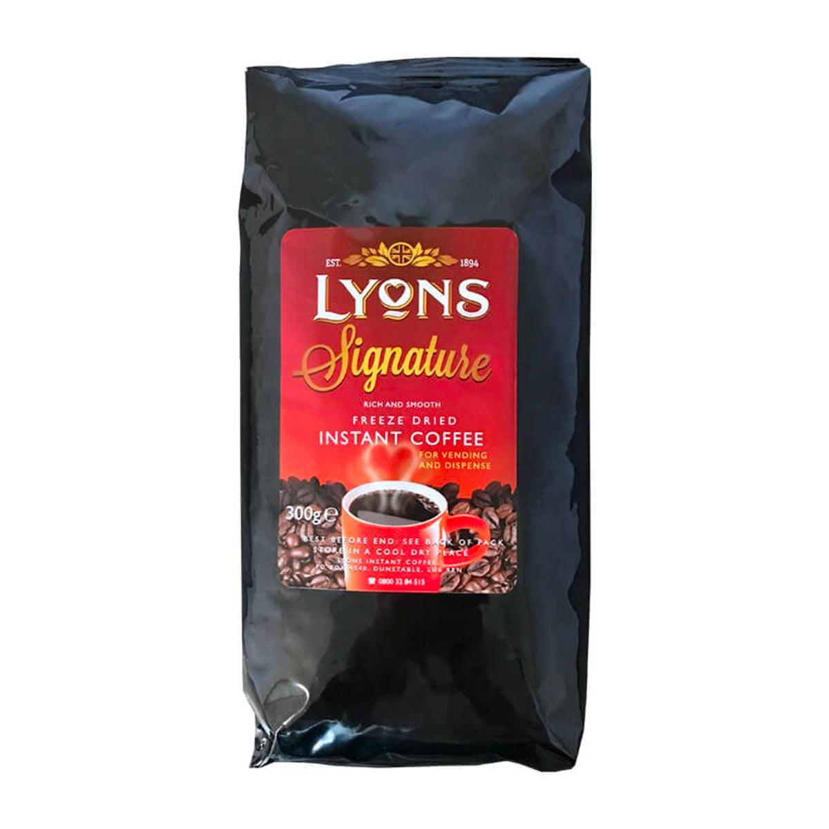 Lyons Signature Freezedried Vending Coffee - 300g Bag - Vending Superstore