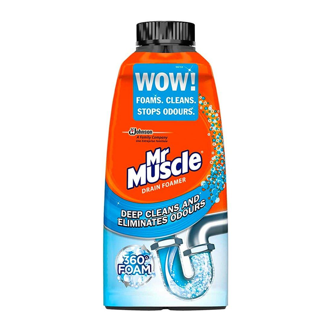 Mr Muscle Kitchen/Bathroom Active Drain Foamer - 500ml - Vending Superstore