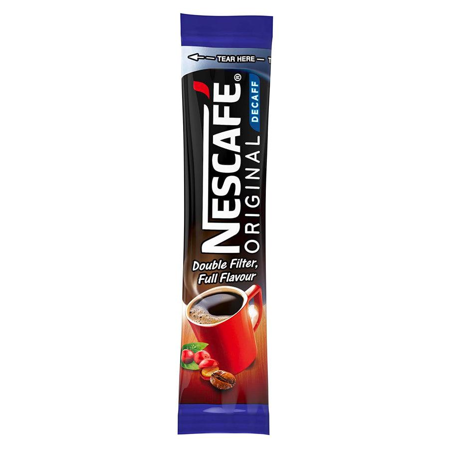 Nescafe Original Decaff: Individual Coffee Stick Portions - Pack Of 200 - Vending Superstore