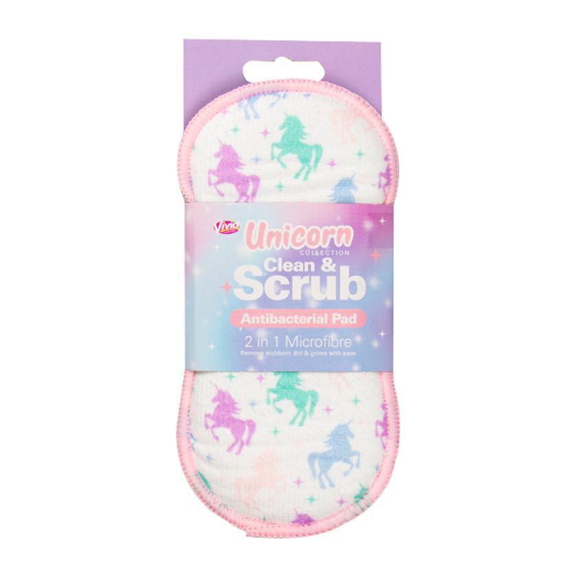 2 in 1 Antibacterial Microfibre Cleaning Pad -
Unicorns - Pink/Unicorns - Vending Superstore