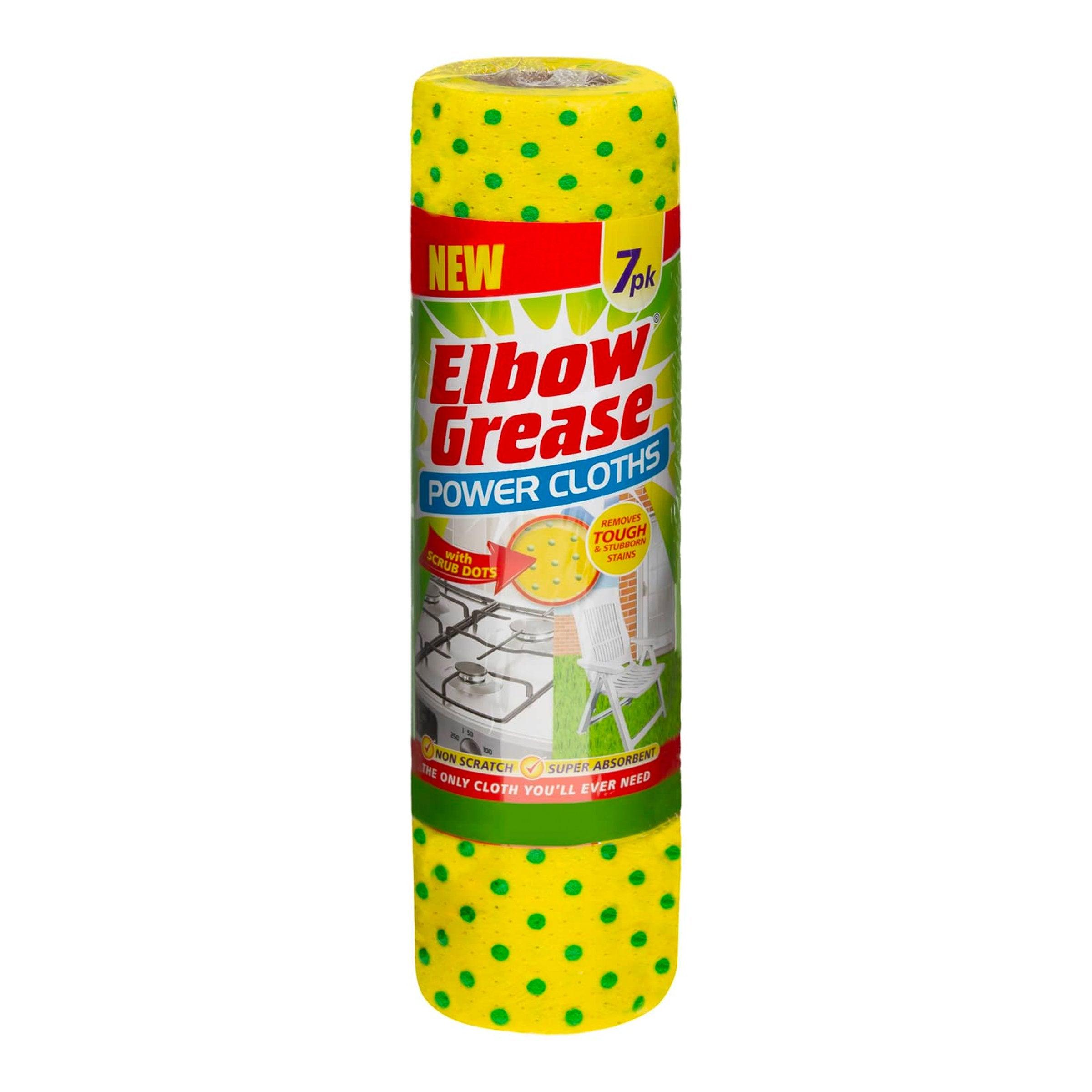 Elbow Grease Power Cloths Roll - Pack of 7 - Vending Superstore