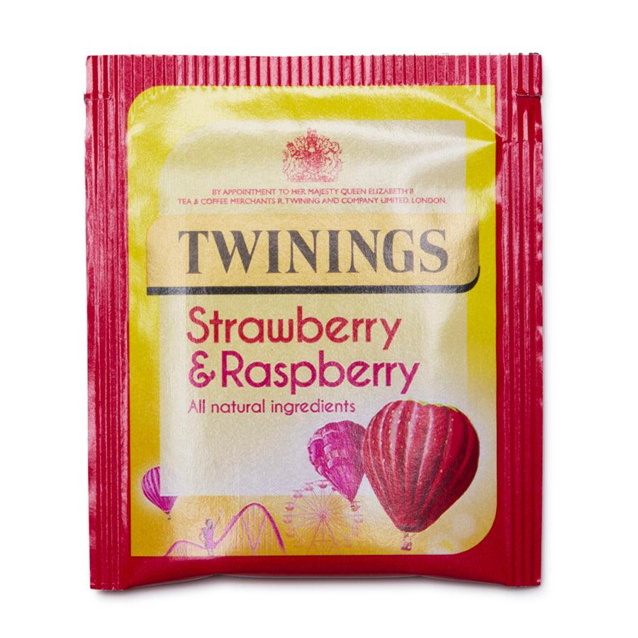 Twinings Tea: Strawberry &amp; Raspberry Envelope Tea Bags - 20 Bags - Vending Superstore