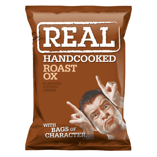 Real Crisps Roast Ox 24x35g - Vending Superstore