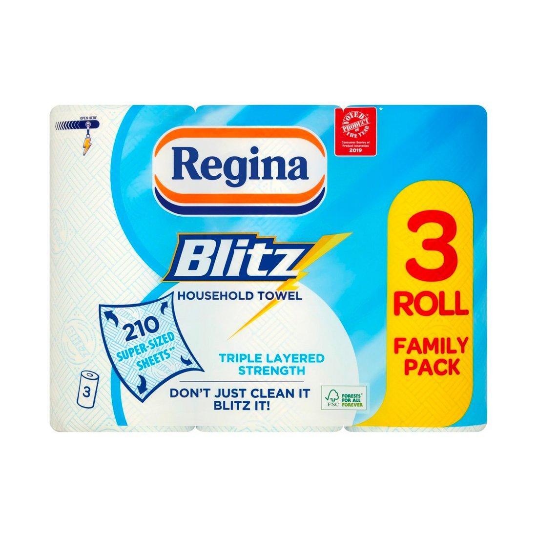 Regina Blitz Kitchen Roll - Pack Of 3 - Vending Superstore