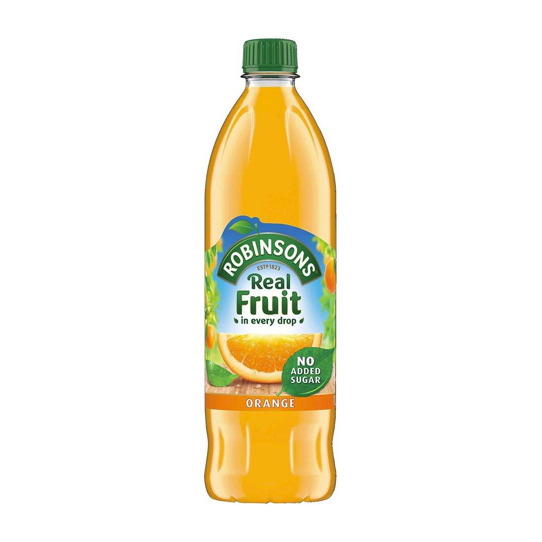 Robinsons Orange Squash - No Added Sugar | 12x1 litre - Vending Superstore