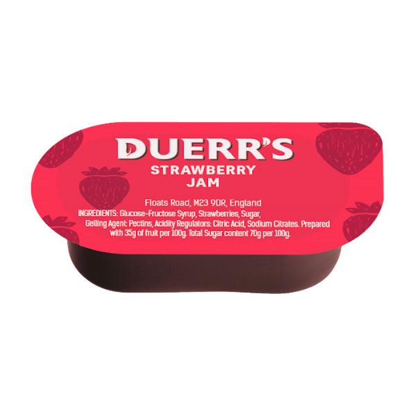 Duerr's Strawberry Jam Portion Pots 20g - Pack Of 96 - Vending Superstore