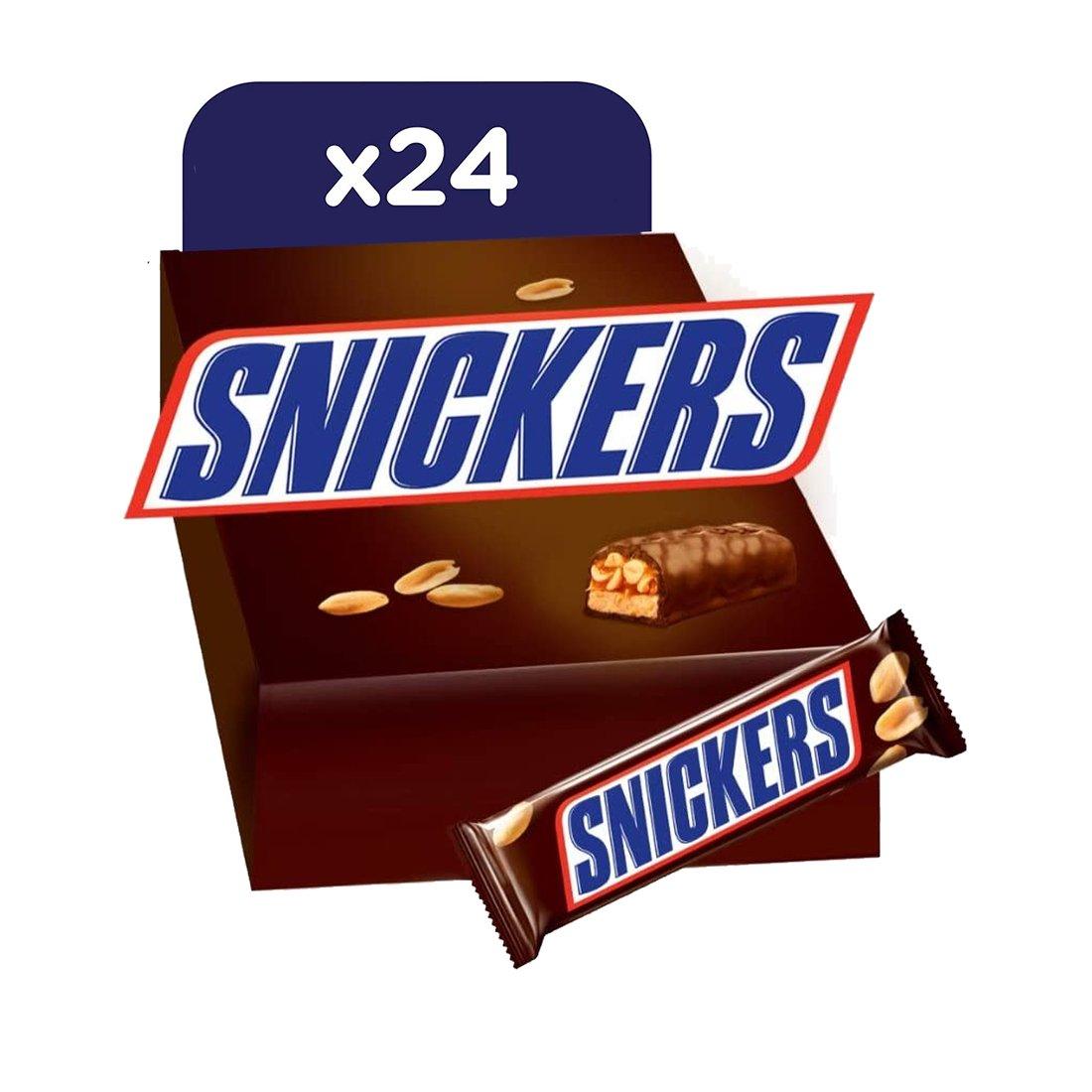 Snickers Bars - Box of 24 - Vending Superstore