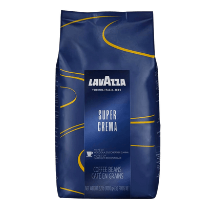 Lavazza Super Crema Coffee Beans (1kg Bags or Full Case) - Vending Superstore