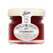 Tiptree Strawberry Jam Portions | Mini Glass Jars - 28g (Pack of 72)