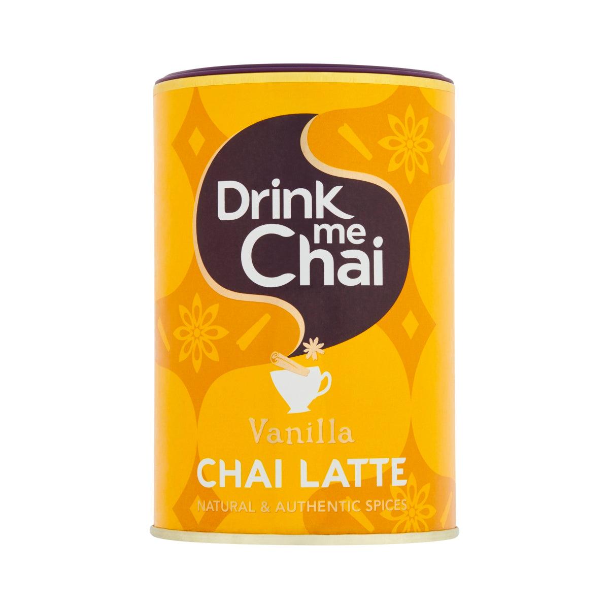 Drink Me Chai: Vanilla Chai Latte Mix - 250g Tub - Vending Superstore