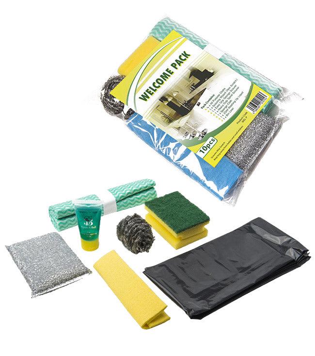 Cleaning Welcome Pack - Ideal for Self Catering, Caravans, Holiday Cottages - Vending Superstore