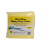 Yellow Heavy Duty Microfibre Cloths 300gsm 40cmx 40cm - Pack of 10 - Vending Superstore